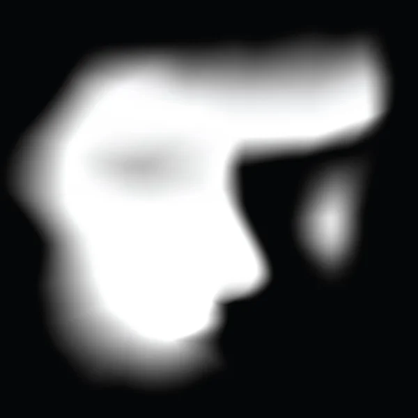 Visage fantôme — Image vectorielle