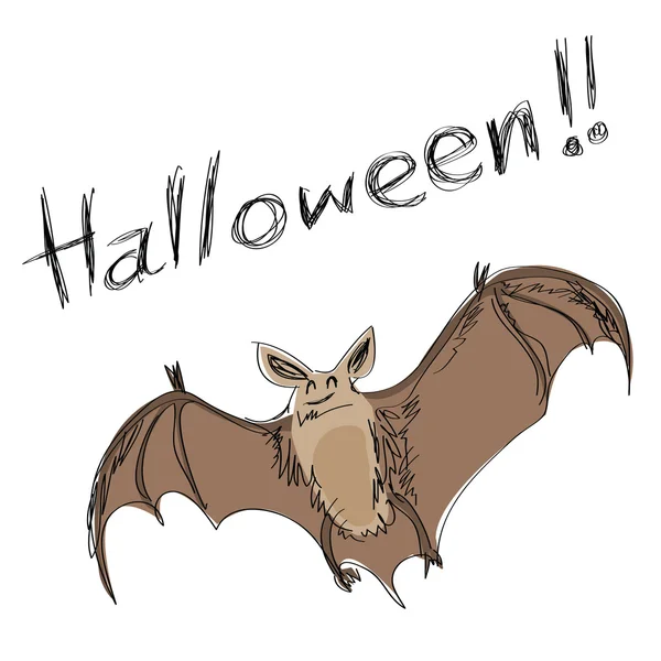 Chauve-souris Halloween — Image vectorielle