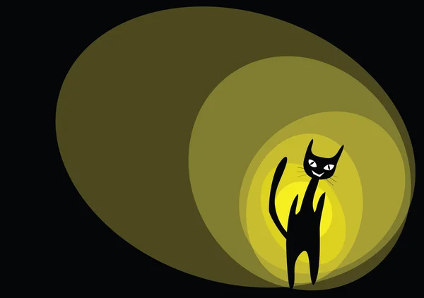 Katzen-Cartoon — Stockvektor