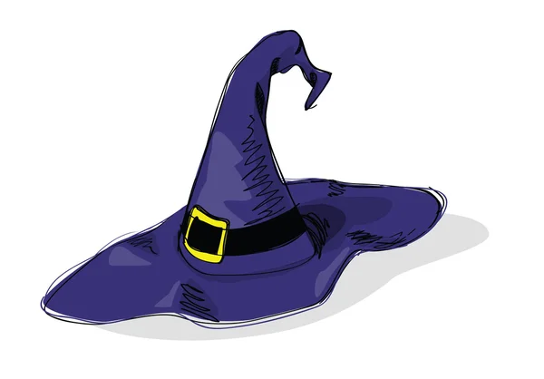 Chapéu de bruxa — Vetor de Stock