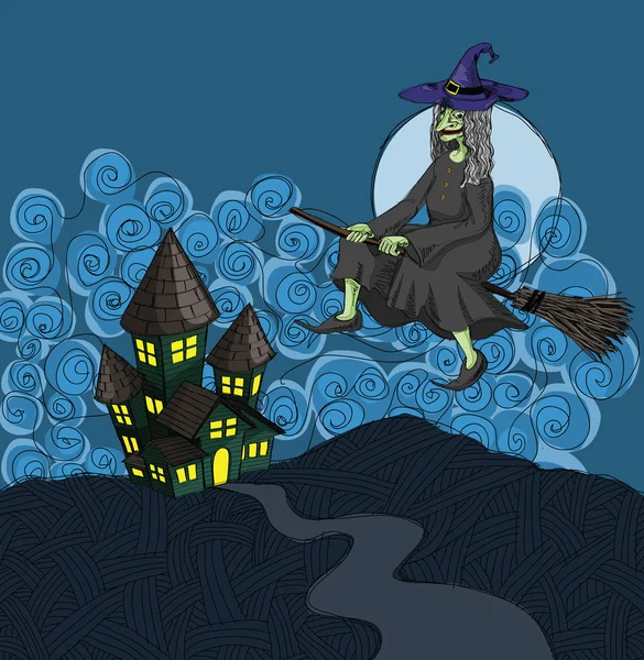 Haunted house — Stock Vector
