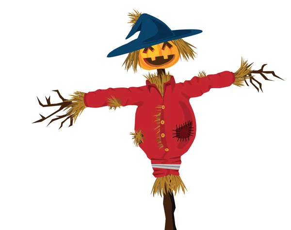 Épouvantail Halloween — Image vectorielle