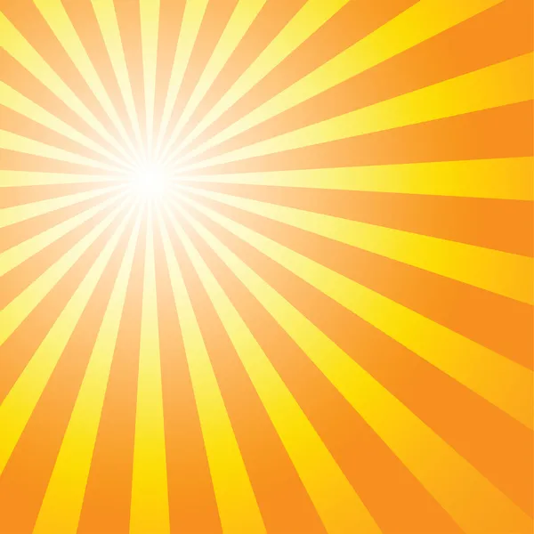 Coup de soleil d'été — Image vectorielle