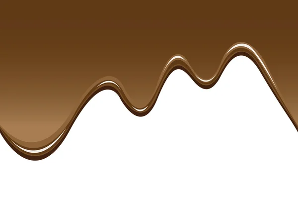Fondos de chocolate derretido sin costuras — Vector de stock