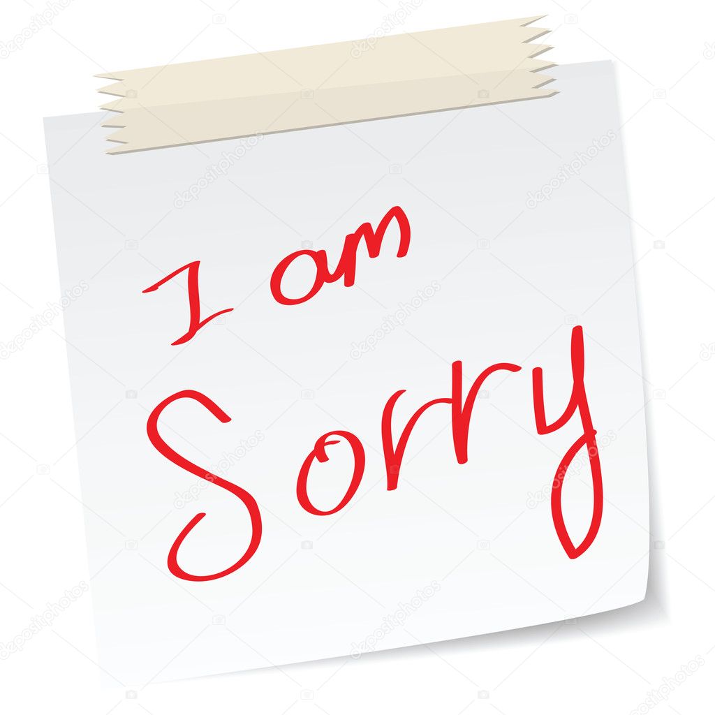 ᐈ So Sorry Stock Pictures Royalty Free Sorry Cliparts Download On Depositphotos
