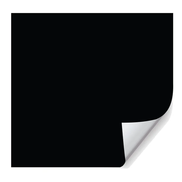 Black paper — Stock Vector