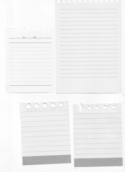 PAGINE NOTEPAD — Foto Stock