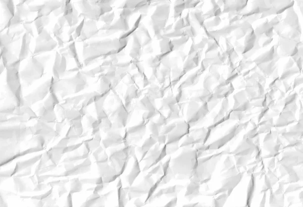 Texturas de papel branco amassado — Fotografia de Stock