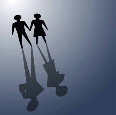 broken relationsip, divorce concepts clipart