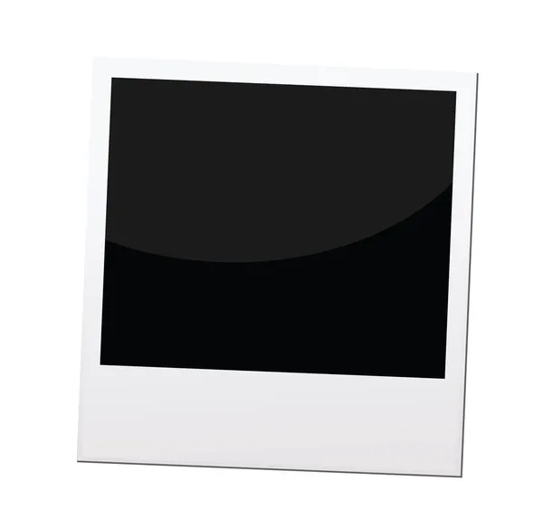 Cadre photo polaroïd ou bordure, vecteur — Image vectorielle