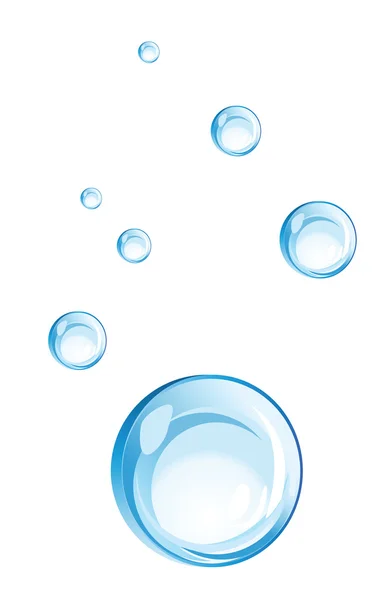 Wasserblasen — Stockvektor