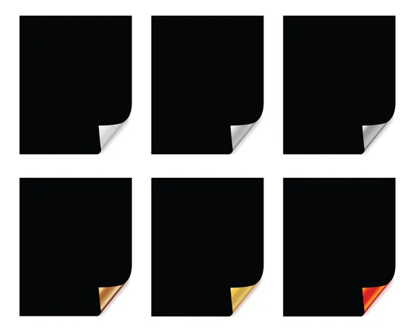 Papier noir — Image vectorielle