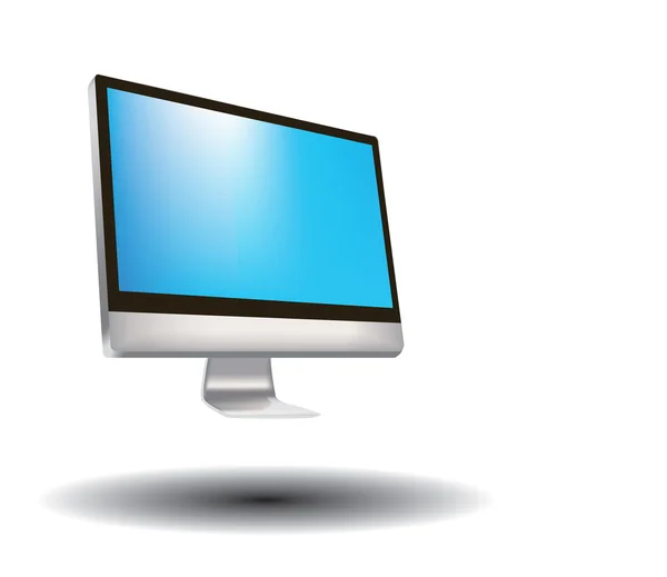 Na ekranie monitora komputera — Wektor stockowy