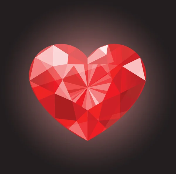 Valentine hjärta — Stock vektor