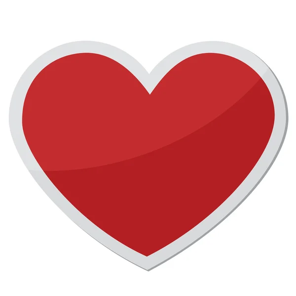 Σχήμα καρδιάς για αγάπη σύμβολα — Διανυσματικό Αρχείο