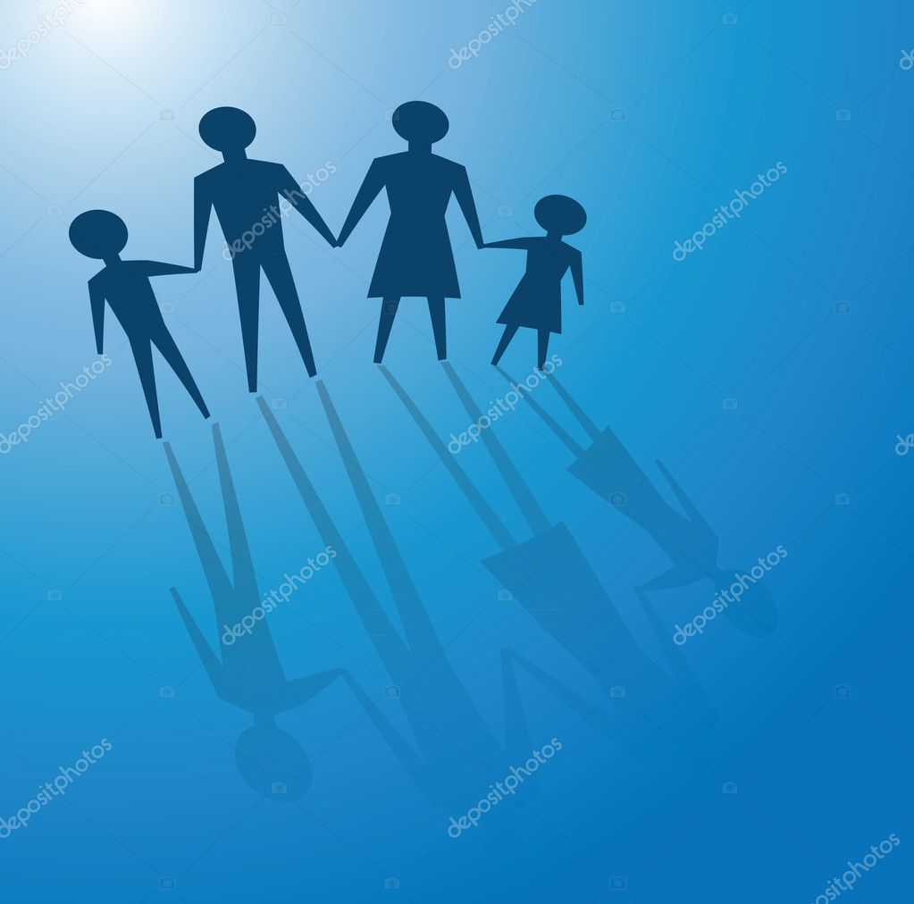 Valeurs familiales image vectorielle par mtkang © Illustration #8606342