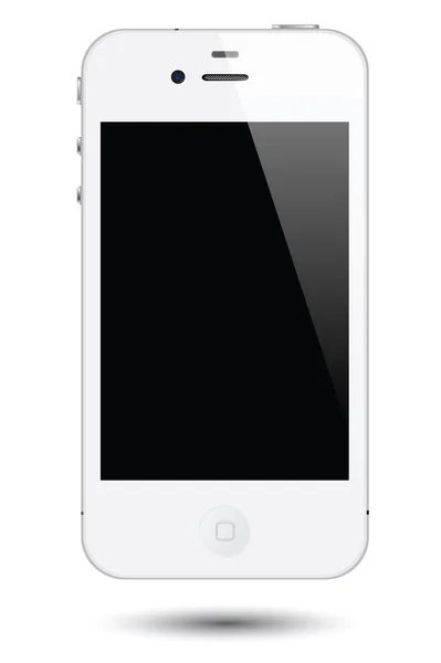 Estilo iPhone isolado em branco — Vetor de Stock