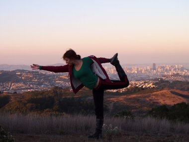 Ben San Francisco ile poz güzel Bayan mu Lord Dance