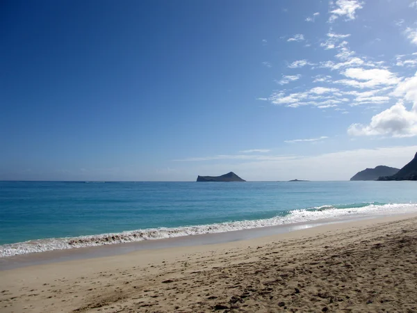 Waimanalo beach op oahu, hawaii — Stockfoto