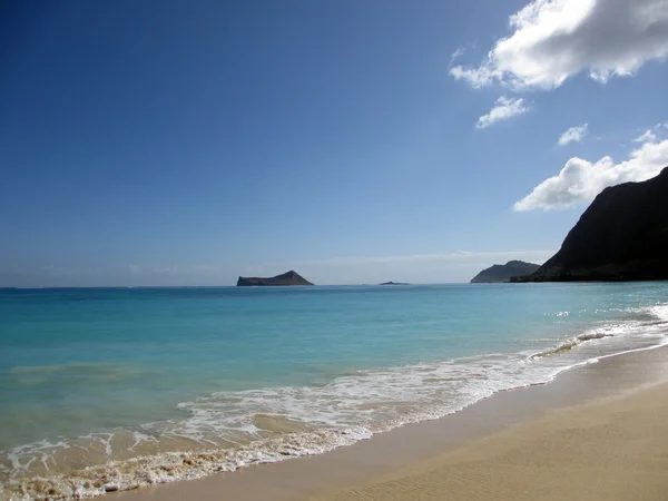 Waimanalo beach op oahu, hawaii — Stockfoto