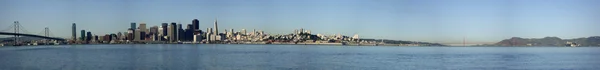 Panorama van de stad van San Francisco en Alcatraz Marin in Californ — Stockfoto