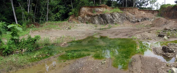 stock image Wet Quarry in Costa Rica