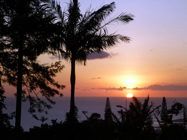 Sunset off the coast of Oahu, Hawaii — Stock Photo, Image