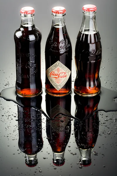 Coca cola-flaska Stockbild