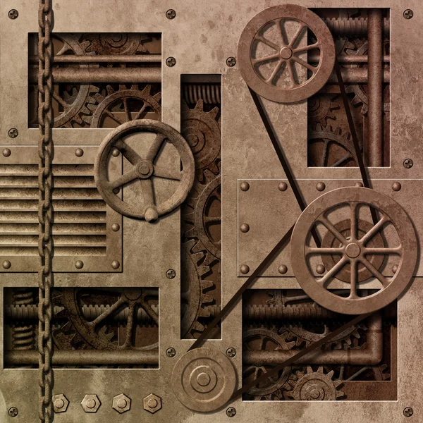 Mechanical Background — Stock Photo, Image