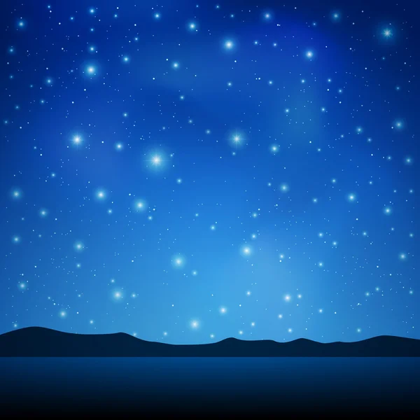 Ночное небо — стоковый вектор