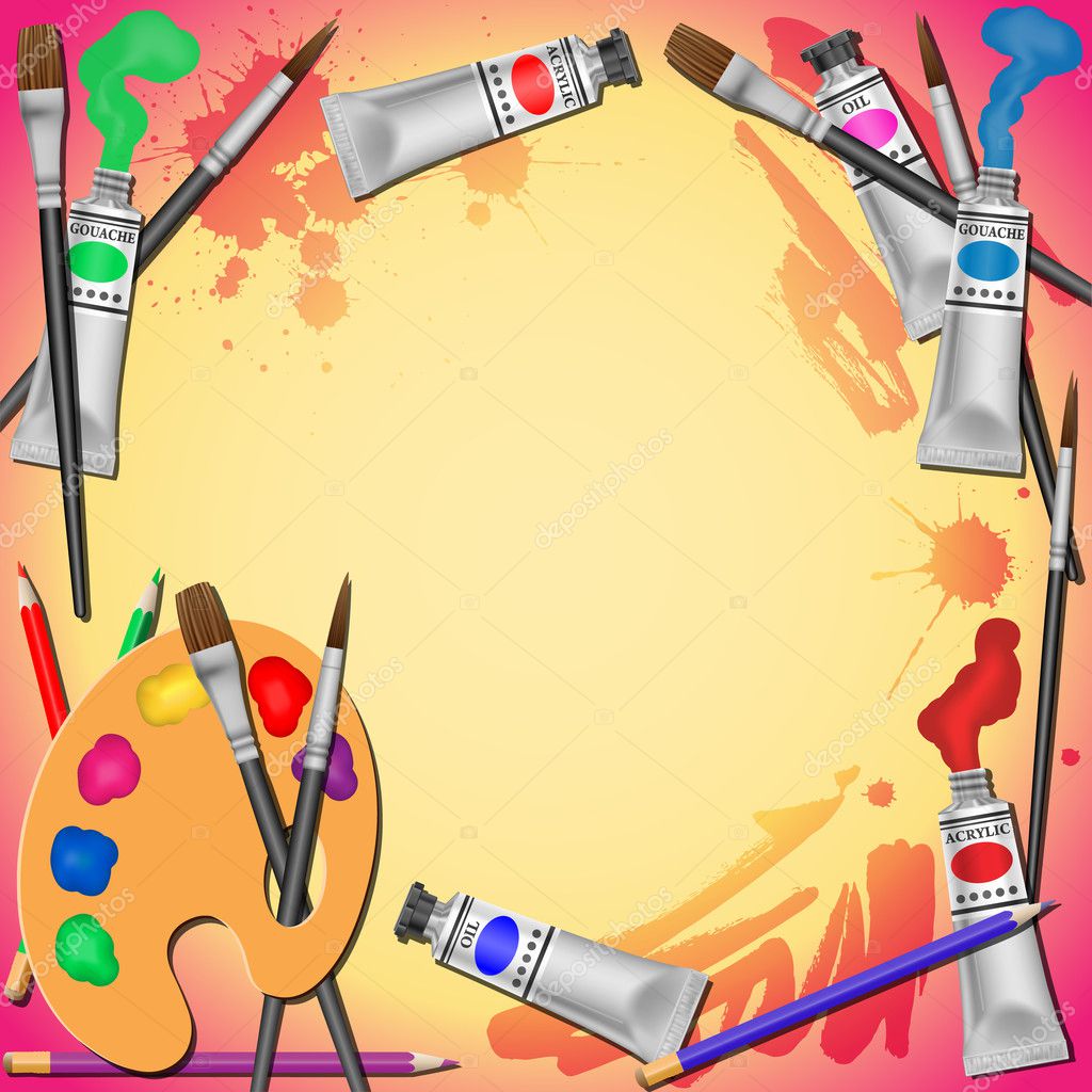 Art Supplies Backgrounds