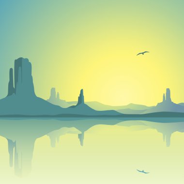 Desert Landscape clipart