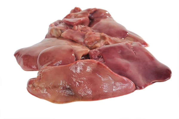 Partes de fígado — Fotografia de Stock