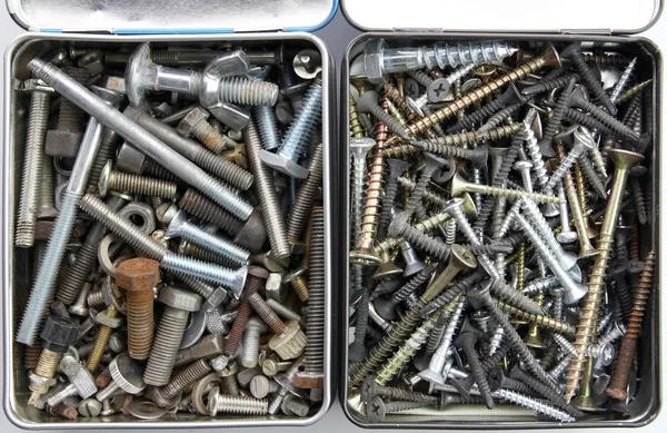 Bolts and nuts — Stock Photo, Image