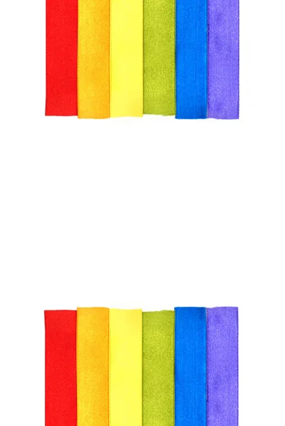 Tęczowa flaga — Zdjęcie stockowe