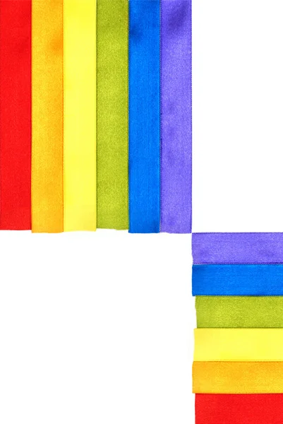 Bandiera arcobaleno — Foto Stock