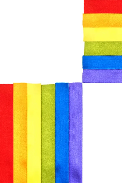 Bandiera arcobaleno — Foto Stock