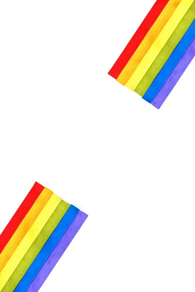 Bandera del arco iris — Foto de Stock