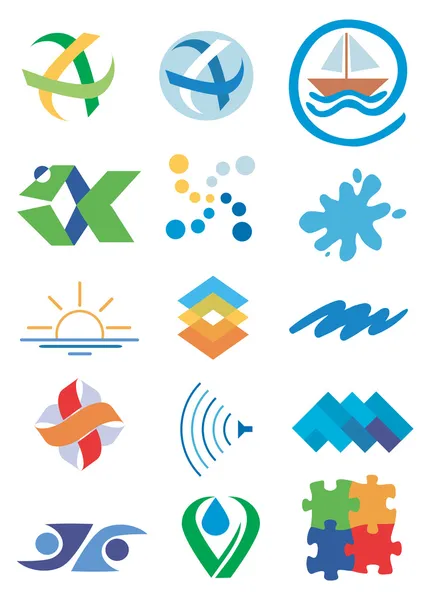 stock vector Company_icons_ logos