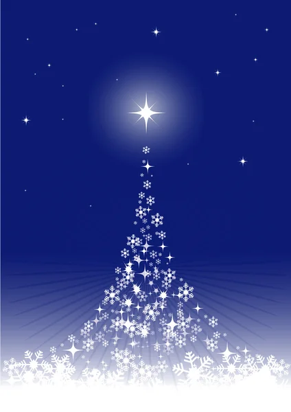 Magical _ christmas _ tree — Image vectorielle