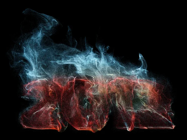 stock image 2012 smoke particles