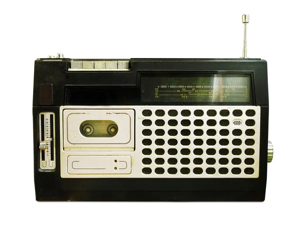 Radio retro (grabadora de cinta ) — Foto de Stock