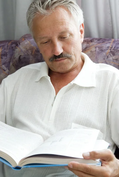 stock image Man Reading A Book
