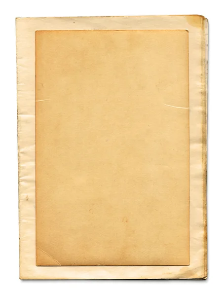 Pagine del Vecchio Libro (+ percorso di ritaglio ) — Foto Stock