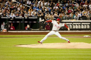 Cole Hamels - Phillies pitcher baseball clipart