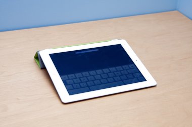 IPad 2 tablet computer with webcam clipart