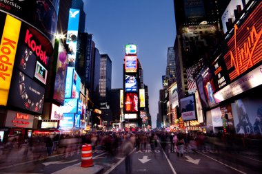 Times Square by Night clipart