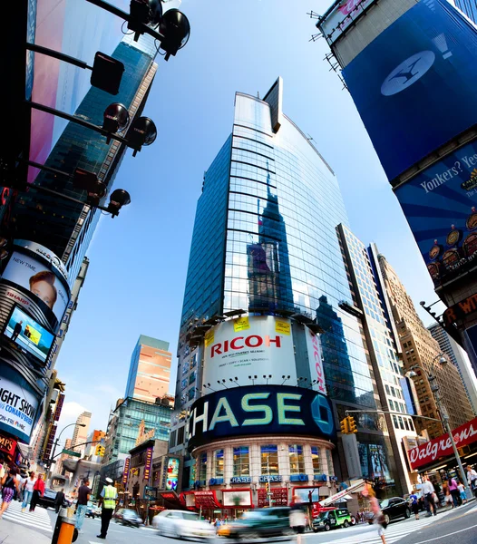 stock image Times Square office building