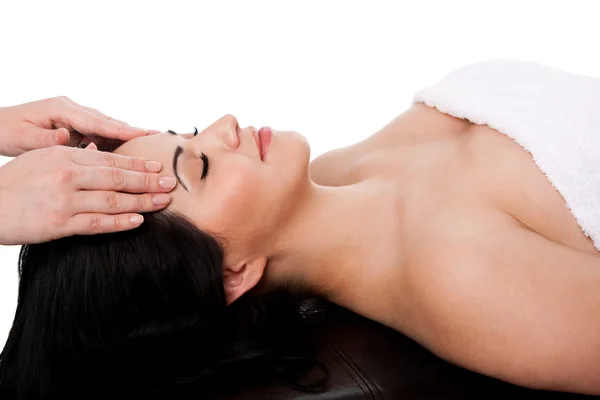 Trattamento massaggio facciale — Foto Stock