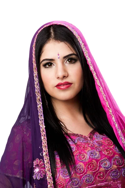 Gyönyörű indiai Hindu nő — Stock Fotó